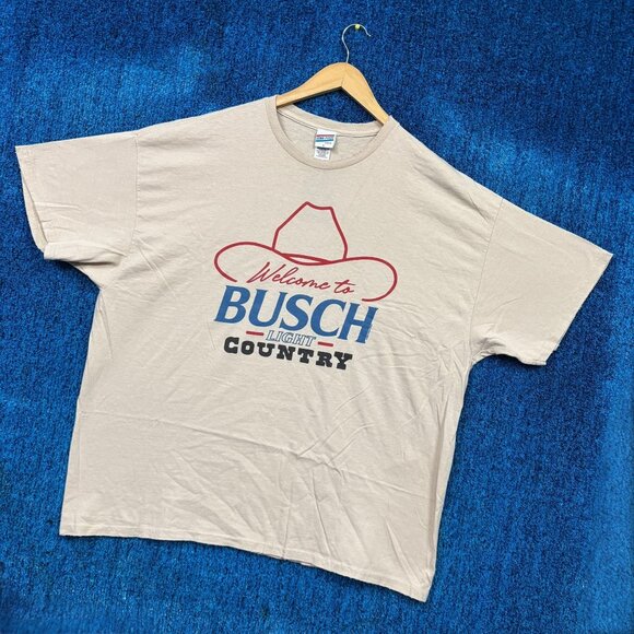 Welcome to Busch Light Country T-Shirt Size Large - Picture 3 of 4